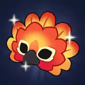 Vermillion Bird Beak Mask