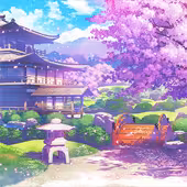 Shrine Yard · Sakura