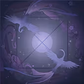 Tablecloth - Flowers under the Moon