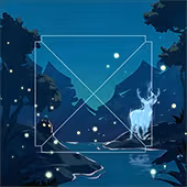 Tablecloth - Forest of Fireflies