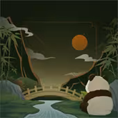 Tablecloth - Moongazing Panda